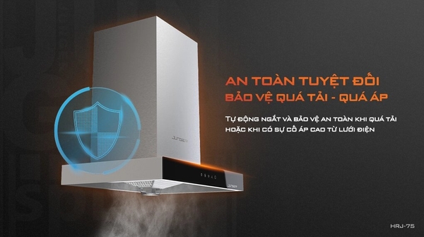 Máy Hút Mùi Junger JG HRJ-75 - Công Suất 1400m3/h - Chuẩn Đức