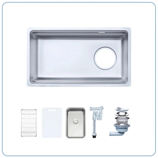 Chậu rửa bát 1 hố Nobinox Arvo V676