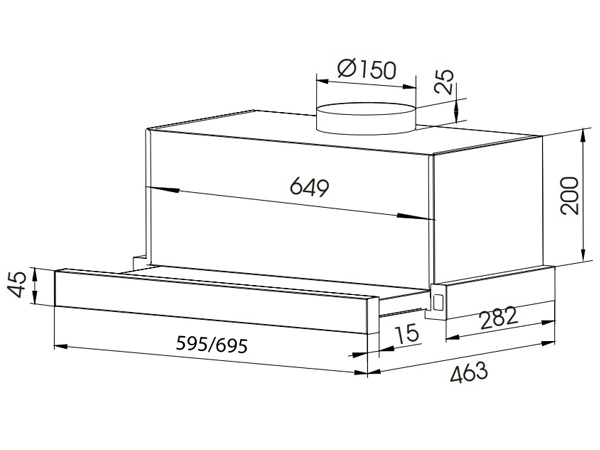 Máy hút mùi Faster FS SYP7222
