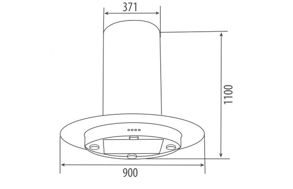 Máy hút mùi độc lập Canzy CZ-890G - Malaysia