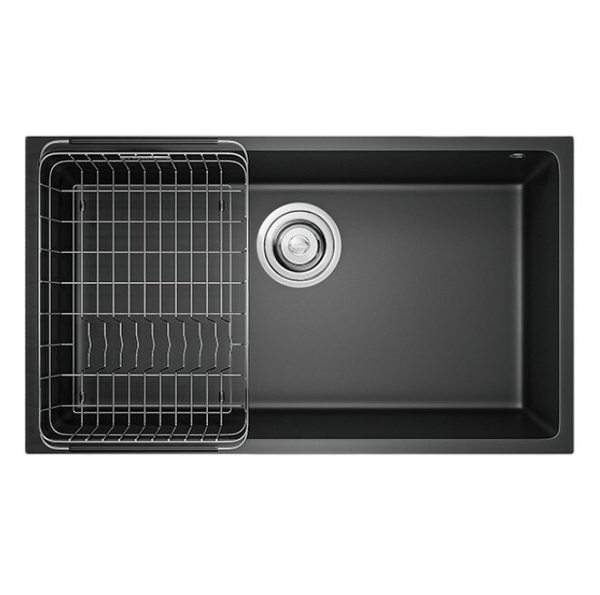 Chậu rửa bát đá Granite Konox Naros 760S Black