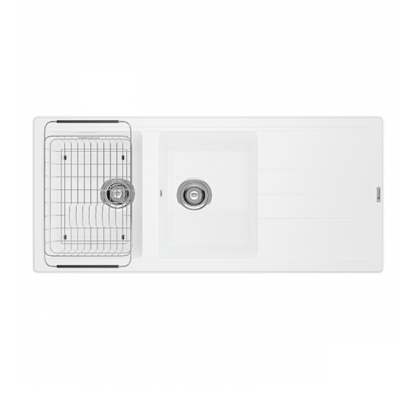 Chậu rửa bát đá Konox Phoenix 1160 White Silver