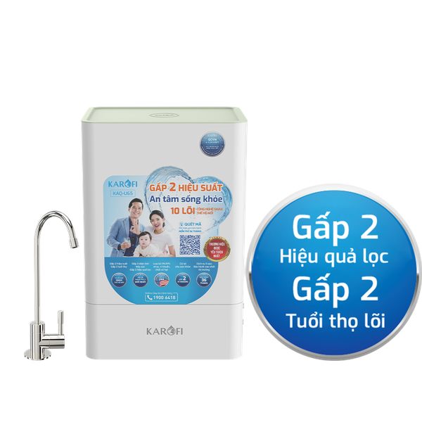 Máy Lọc Nước RO Để Gầm Karofi KAQ-U65 – 10 Lõi Smax