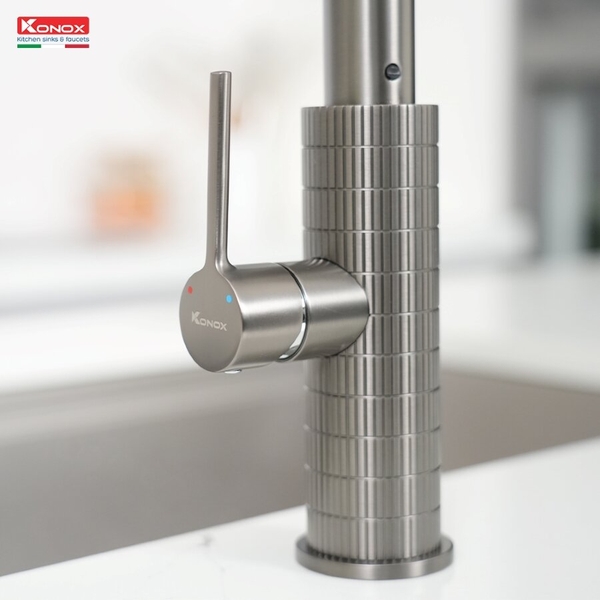 Vòi rửa bát Konox Venice Gun Metal - Sắc màu xám chì