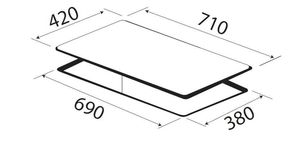 Bếp từ KAFF KF IH202II - nhập Đức nguyên chiếc