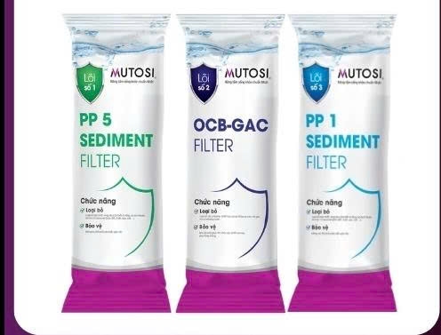 Bộ Lõi Lọc Nước Mutosi 123