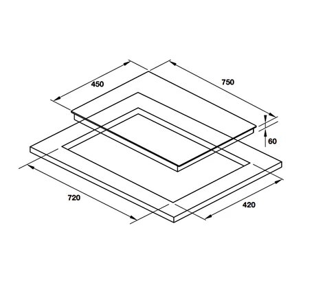 Bếp từ Hafele HC-I752B nhập Spain 536.61.787