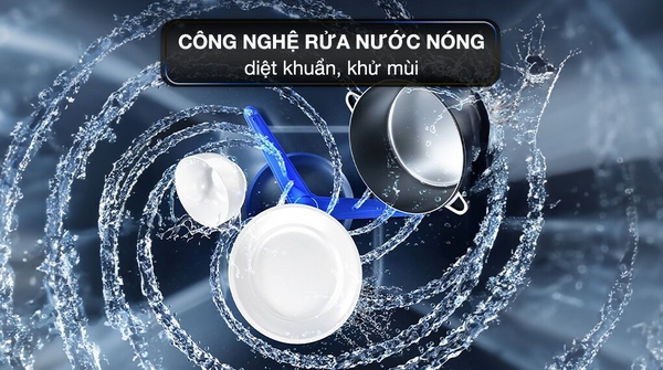 Máy rửa bát Bosch SMS4ECI01P Series 4 - Tự động hé cửa 14 bộ