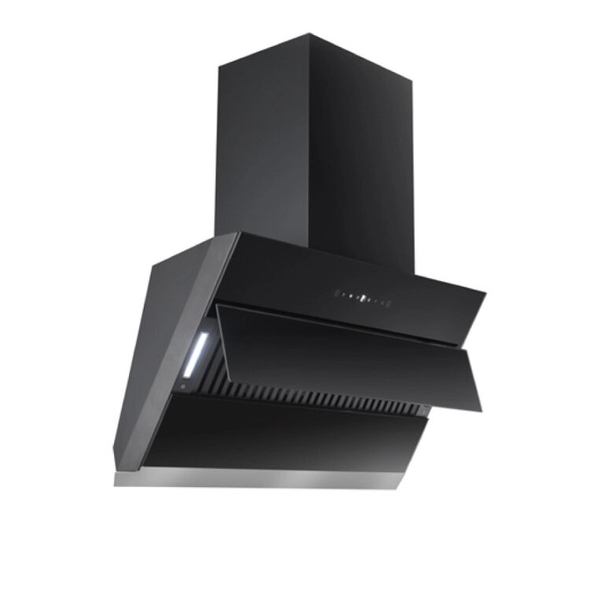 Máy hút mùi kính vát Canzy CZ 700LCD - Tự động mở cửa - Tự làm sạch (CZ H470VTC)