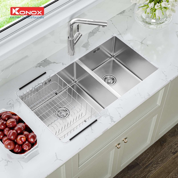 Chậu rửa bát Konox Cube 8144DU - Inox 304 AIS