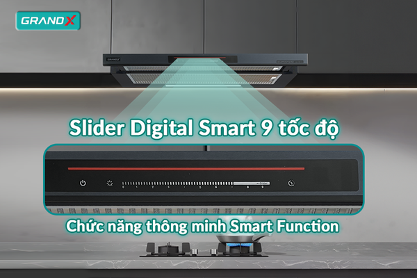 Hút mùi âm tủ GrandX GX H70F72SB - BLDC Smart Premium
