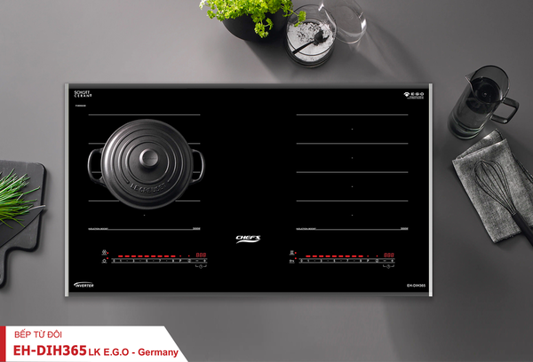 Bếp từ đôi Chef's EH-DIH365 - Linh kiện E.G.O chính hãng