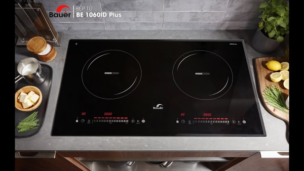 Bếp từ đôi Bauer BE 1060ID Plus - Inverter Smart