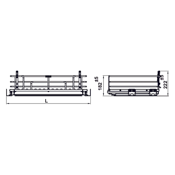 Rổ xoong nồi Hafele KASON 549.04.055 | Inox 304 Nan Ovan (700mm)