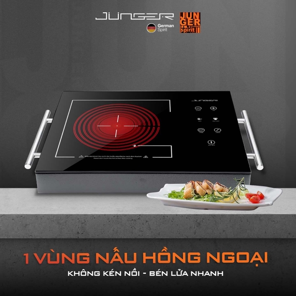 Bếp Hồng Ngoại Đơn Junger JG MT-21 - 2200W Gia Nhiệt Siêu Tốc