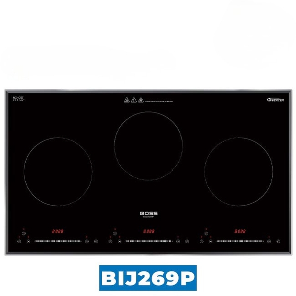 Bếp từ BIJ269P – 3 vùng nấu, mặt kính SCHOTT CERAN Made in Germany