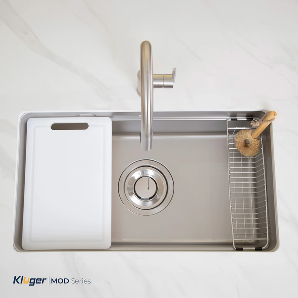 Chậu rửa bát Kluger KU7844FS Plus – Inox 304, Nano Ceramic cao cấp