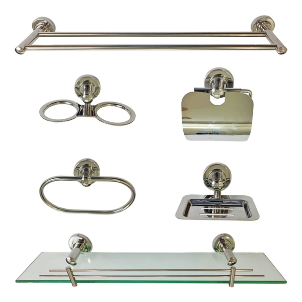 XẢ KHO - Bộ Phụ Kiện Phòng Tắm 6 Món Teady  PKG-001