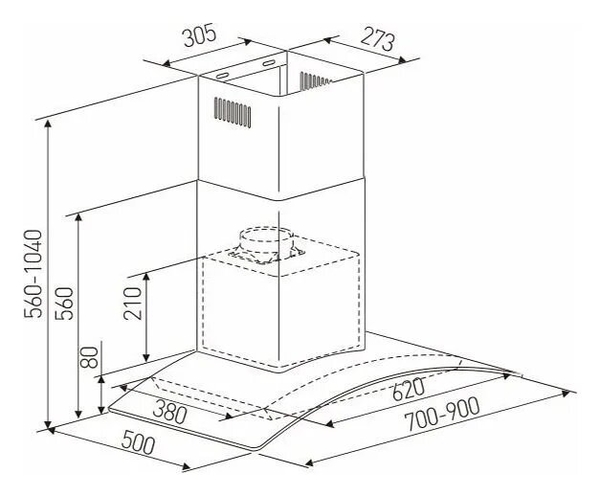Máy hút mùi Arber AB700L