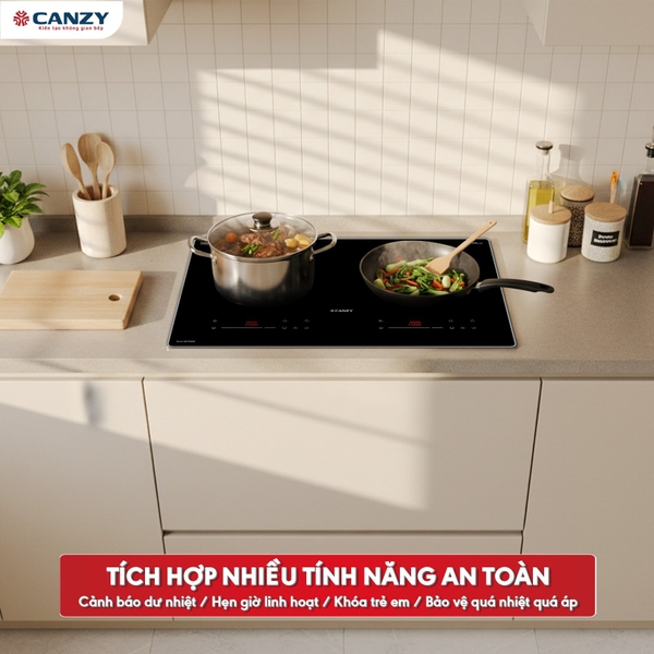 Bếp hồng ngoại đôi Canzy CZ-HN001