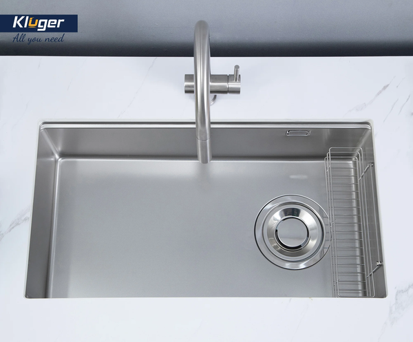 Chậu rửa bát Kluger KY7545SL Basic – Inox 304 POSCO, Super Linen