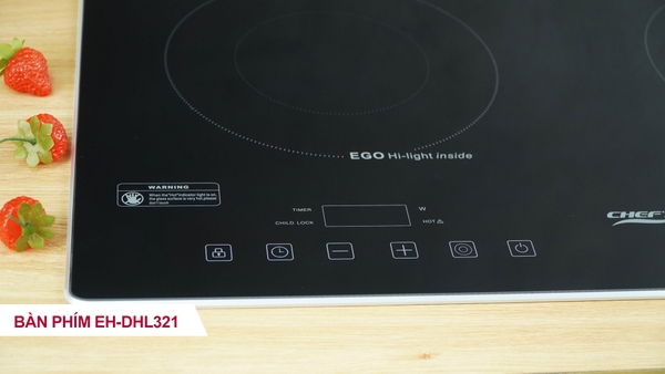 Bếp hồng ngoại Chef's EH-DHL321 - Mâm nhiệt E.G.O