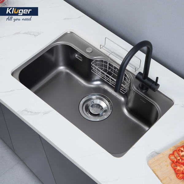 Chậu rửa bát Kluger KT8050FB – S80 Plus - LINEN Nano Ceramic