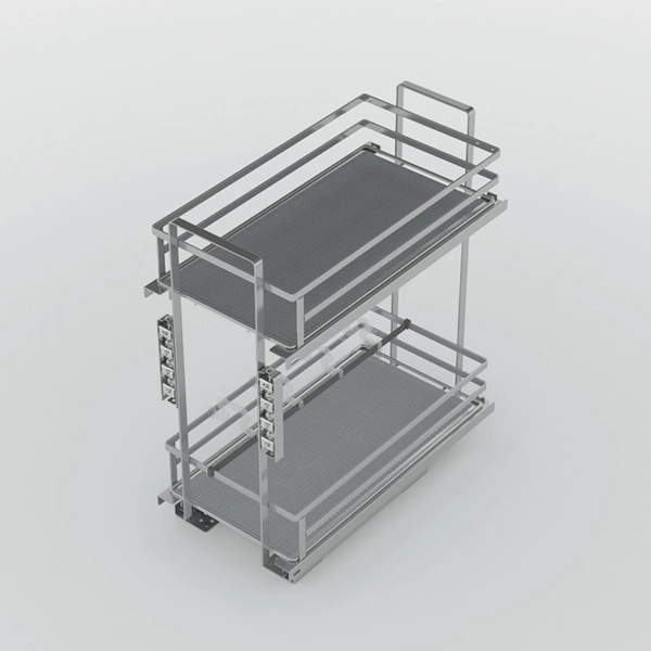 Rổ gia vị đa năng Hafele OMERO 549.20.825 | Tủ 400mm Sơn Nano