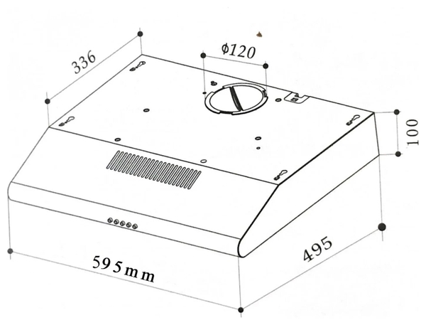 Máy Hút Mùi Arber AB600C - 600mm