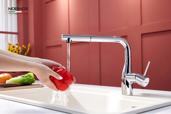 Vòi rửa bát dây rút Nobinox Japa NX996