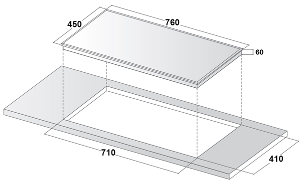 Bếp gas âm Latino LT-B86A