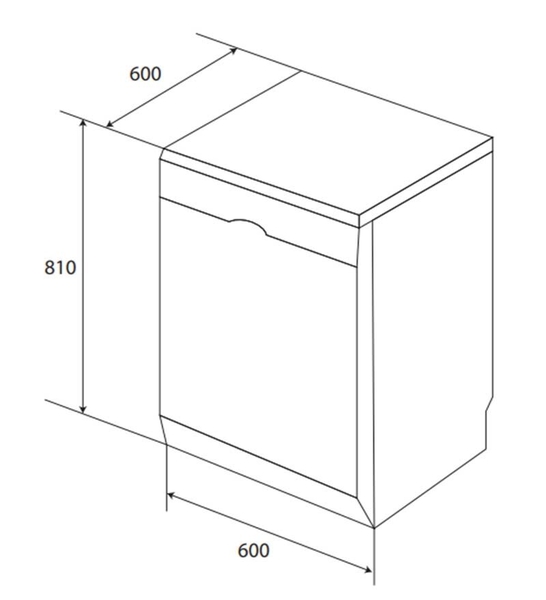 Máy Rửa Chén KAFF KF-BISW12