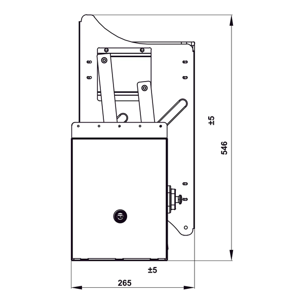 Phụ kiện rổ nâng hạ Hafele ORIA 504.71.075 | Kích thước 900mm