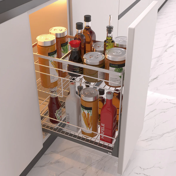 Bộ rổ gia vị Hafele Sonata 549.20.032 - Inox 304 - 200mm