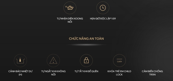 Bếp Từ Đôi Kocher DI-881GE - Nhập Khẩu Đức, kính Schott Ceran