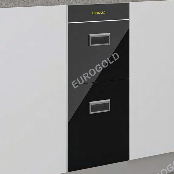 Thùng gạo mặt gương 2 tầng Eurogold B322 (GB322B)