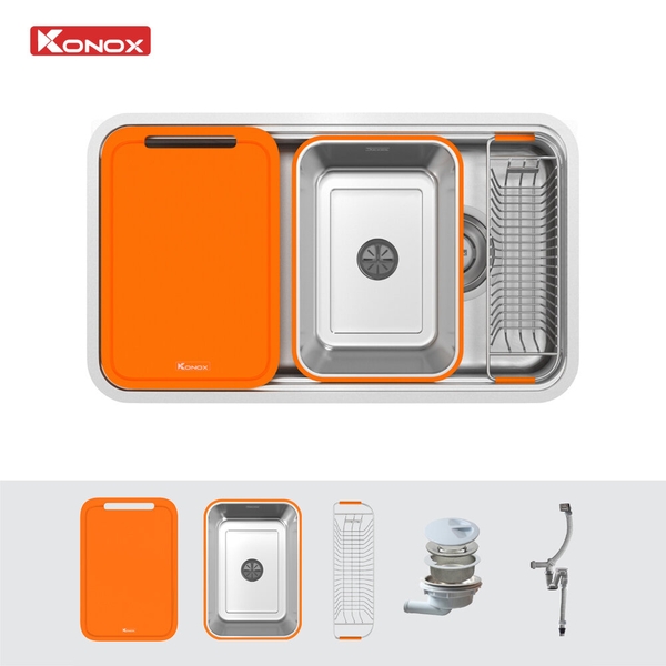 Chậu rửa bát Konox R50 Tari 8047SU