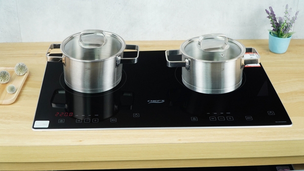 Bếp từ đôi Chef's EH-DIH2000A - Công suất chia sẻ 3400W