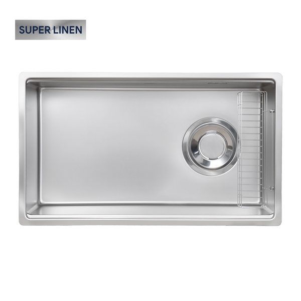 Chậu rửa bát Kluger KY7545SL Basic – Inox 304 POSCO, Super Linen