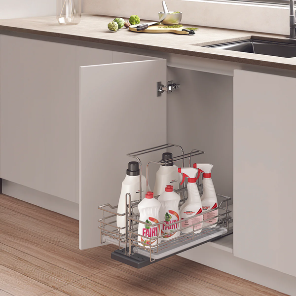 Rổ đựng dụng cụ vệ sinh Hafele 595.04.096 | Inox 304 Nan Ovan