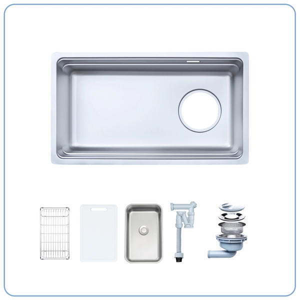 Chậu rửa bát 1 hố Nobinox Lumia NX556