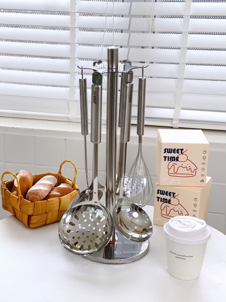 Bộ dụng cụ nhà bếp 6 món ARBER HAPPY inox cao cấp
