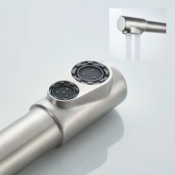 Vòi rửa bát 3 đường nước Inox 304 FS – 04SS