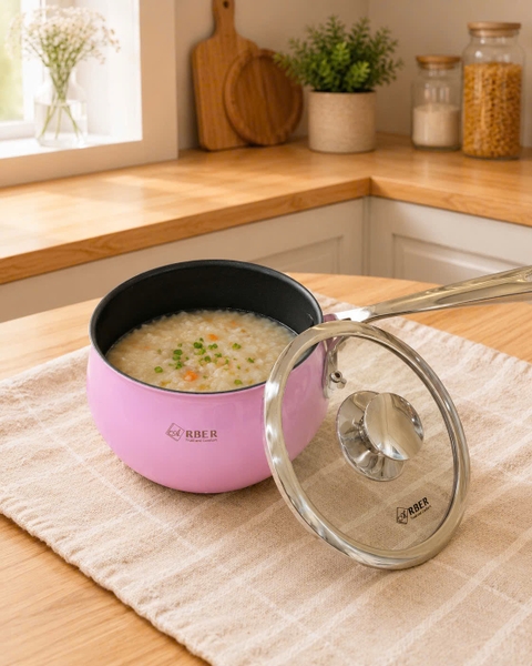 Quánh inox chống dính Arber CH16H 16cm chính hãng