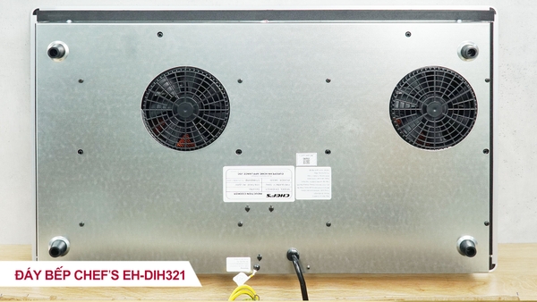 Bếp từ đôi Chef's EH-DIH321 - Thiết kế âm nổi linh hoạt