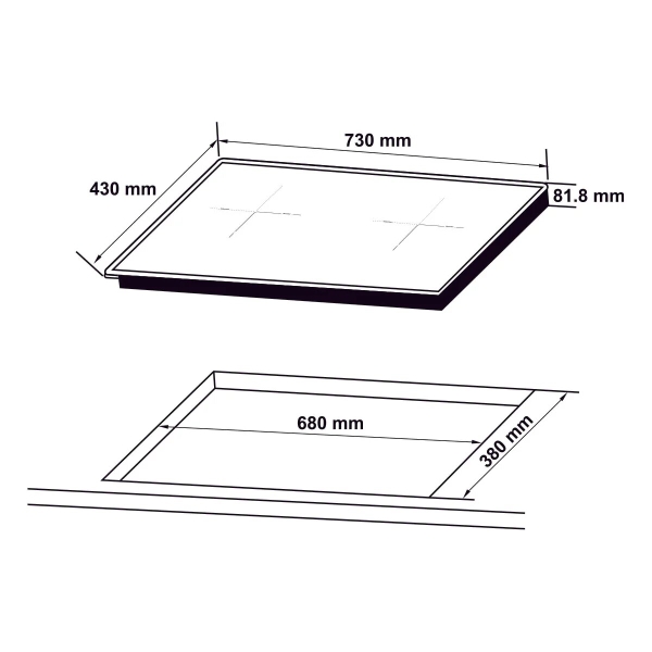 Bếp từ Hafele HC-I7365B Malaysia - Schott Ceran - 536.61.365