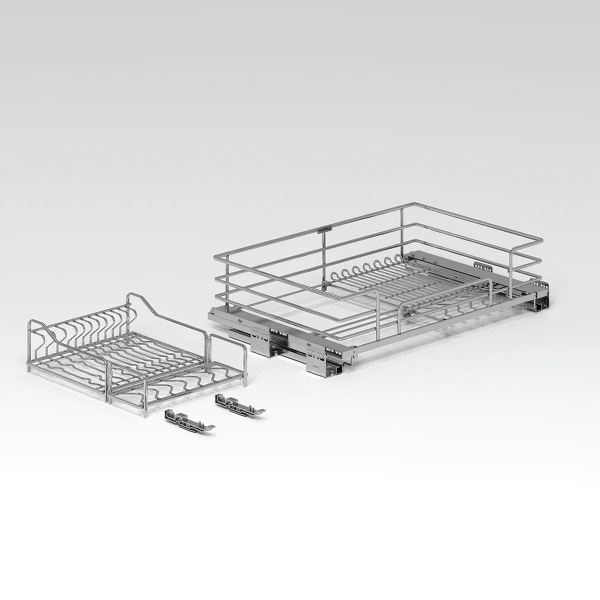 Rổ bát đĩa Hafele KASON FLEX 549.04.044 | Inox 304 Nan Ovan (600mm)