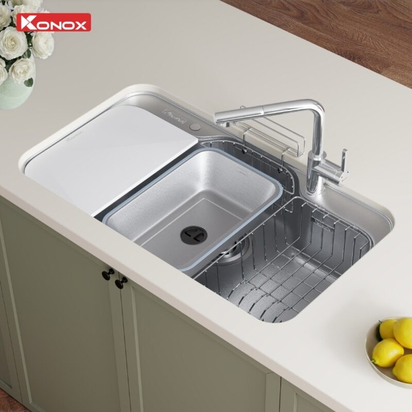 Chậu rửa bát 1 hố chống xước Konox Tari Smart 9051