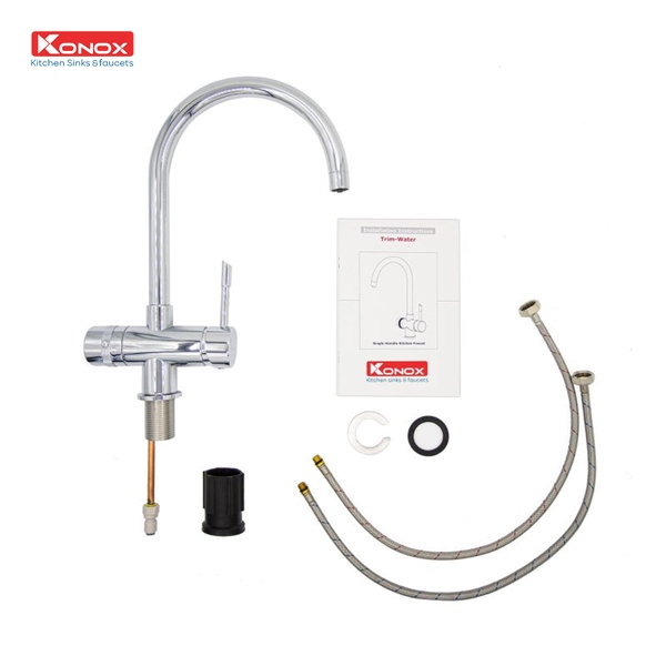 Vòi rửa bát Konox Trim-Water Chrome - 3 đường nước