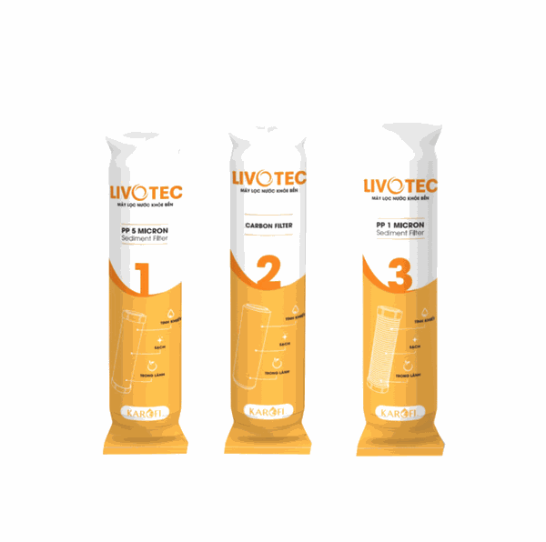 Bộ lõi lọc thô 123 Livotec